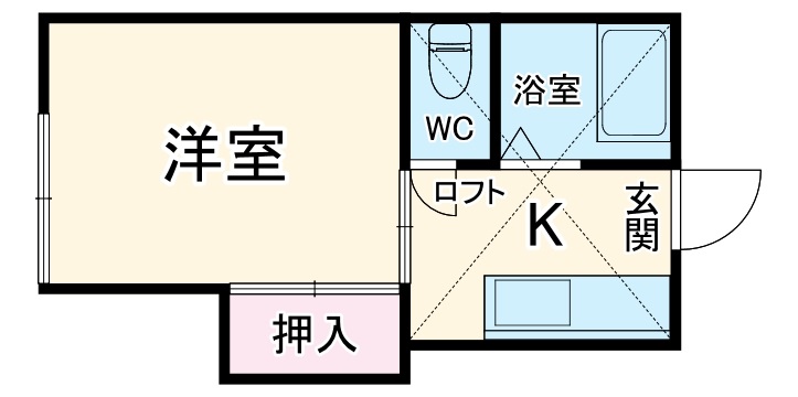 ビラ山富士の間取り