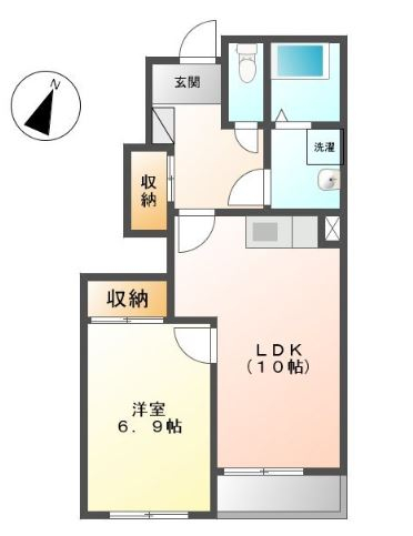 サンジュールイーストBの間取り
