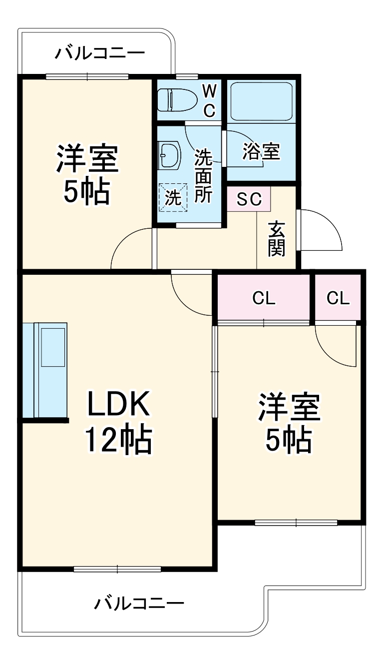 アズニューリノの間取り