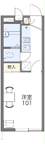 レオパレススリーフォーの間取り
