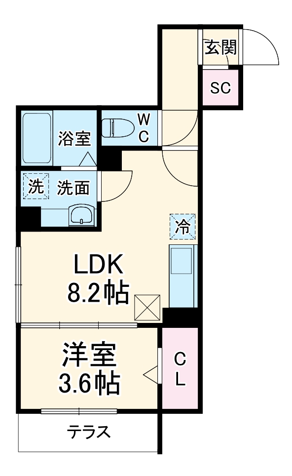 ルミエールの間取り