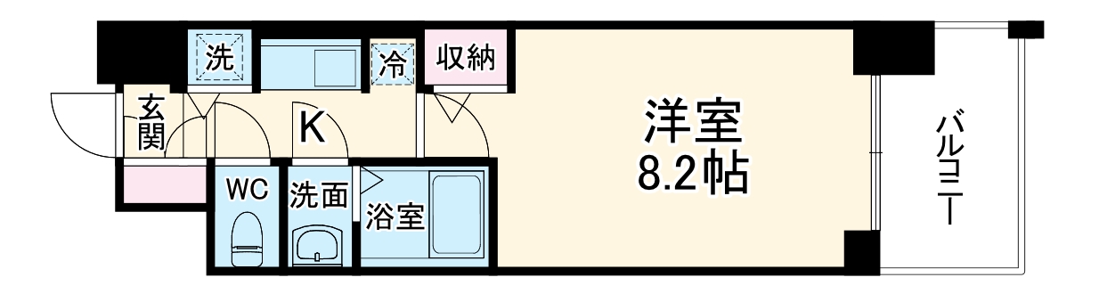 La Douceur黒川の間取り