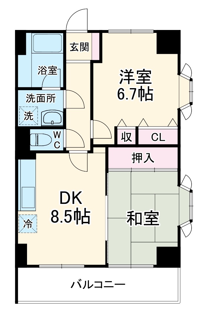 ヴァンテアンの間取り