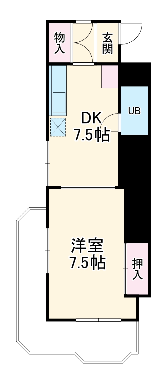 カーサ立石の間取り