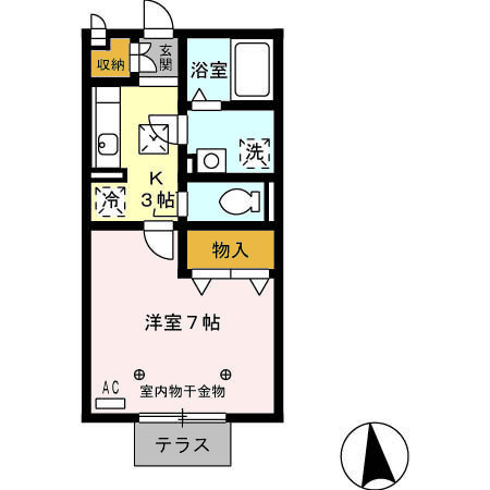 サニーハウス応時の間取り