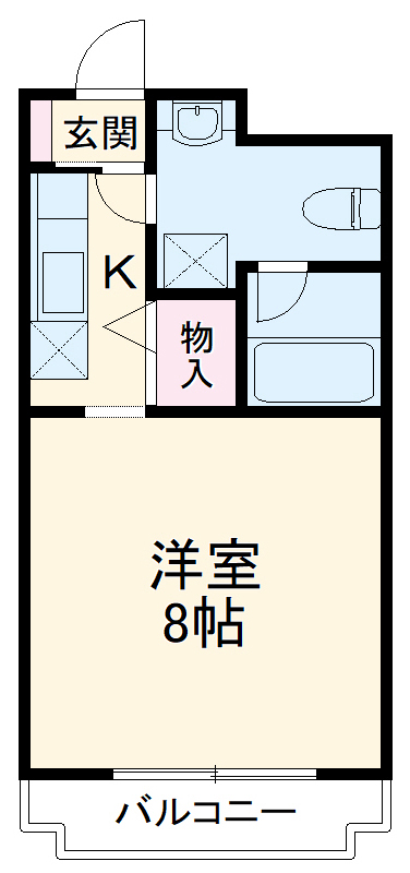 プリムヴェール聖蹟の間取り