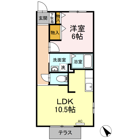 エスポワール栄の間取り