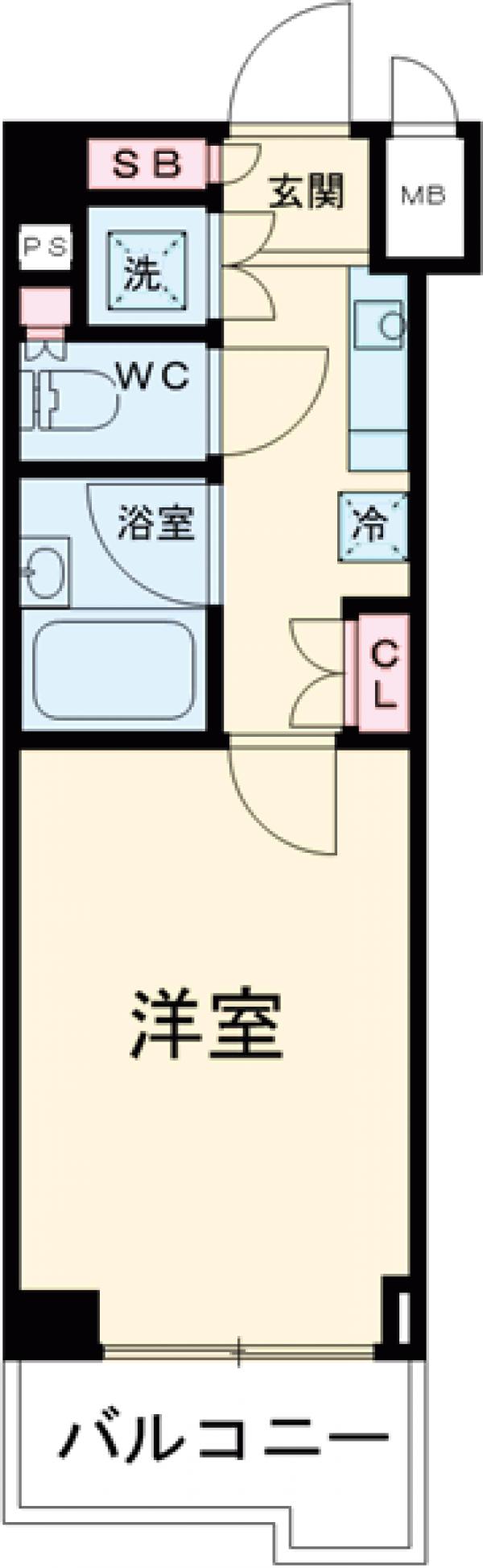 ルーブル狛江の間取り