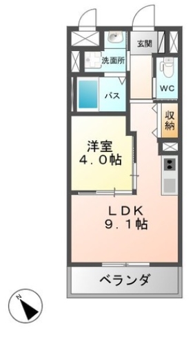 ロワゾ ドゥ ボヌールの間取り