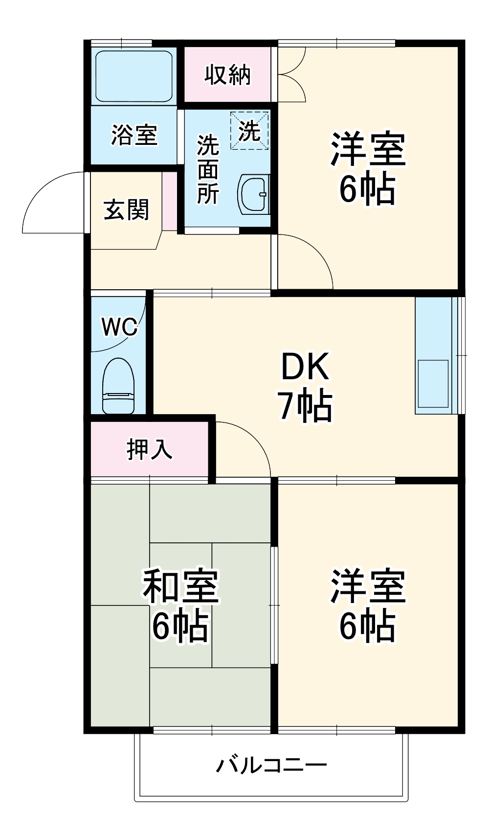 アルシェの間取り