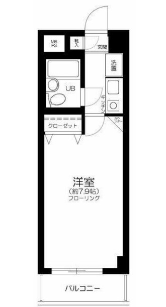 ベルメゾン川崎Ⅱの間取り