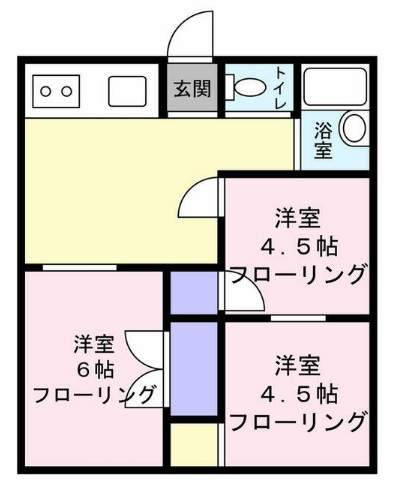 第二葉山コーポの間取り