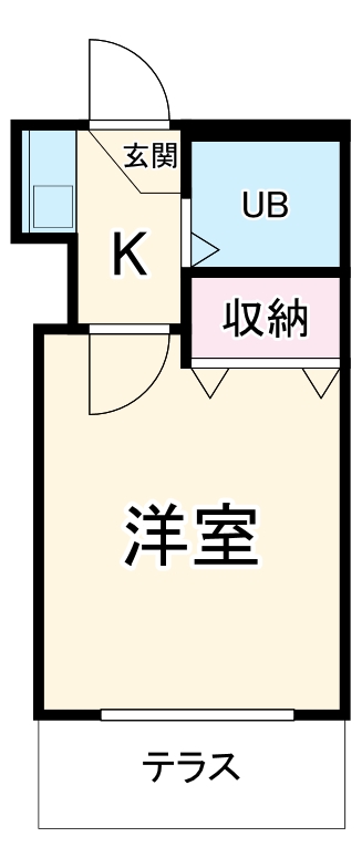 レオパレス２１市丘町の間取り