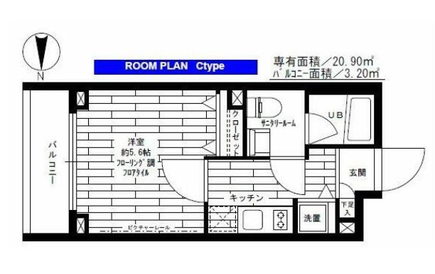 ステージファースト西大井一番館の間取り