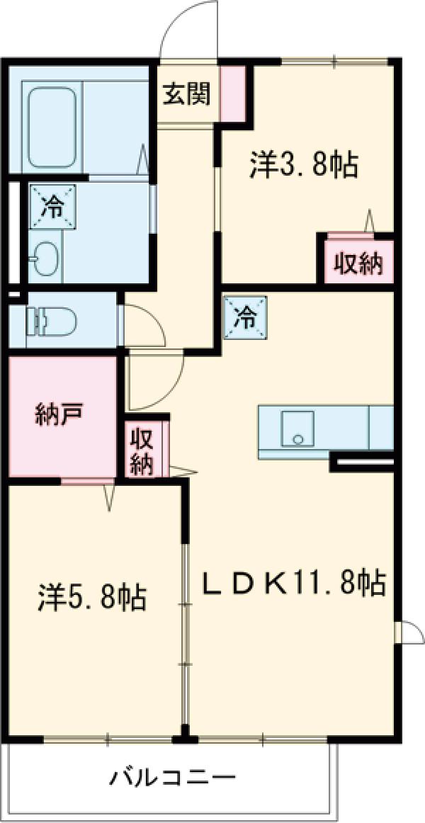 ノアージュⅢの間取り
