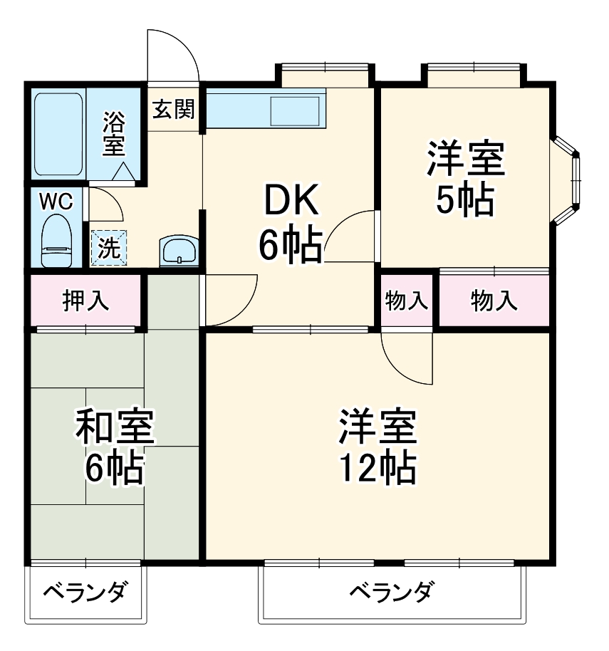 ハイム湘南の間取り