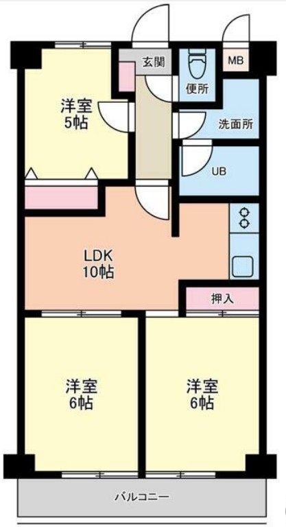 グラスコート町田の間取り