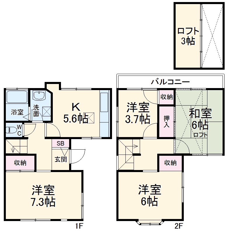 鷺沼台テラスの間取り
