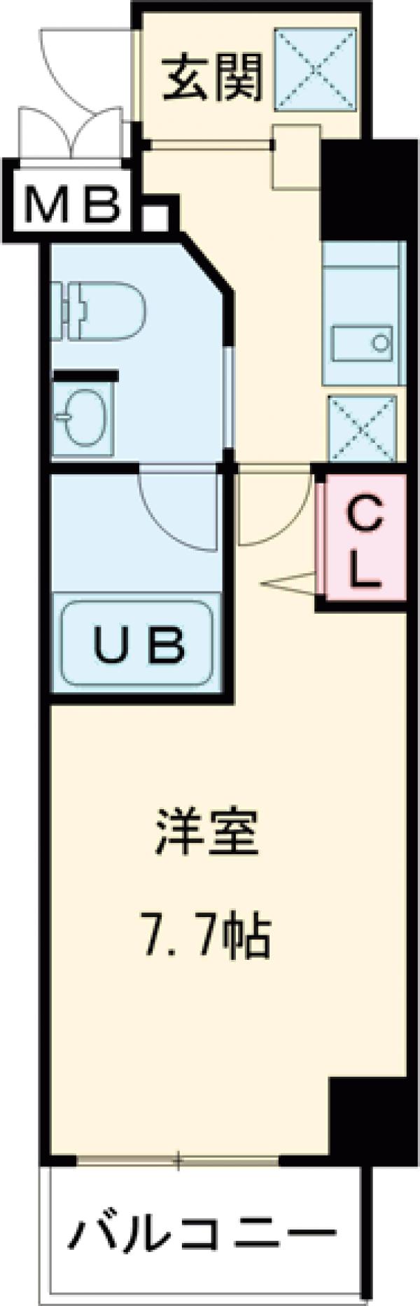 S-RESIDENCE池袋Norteの間取り