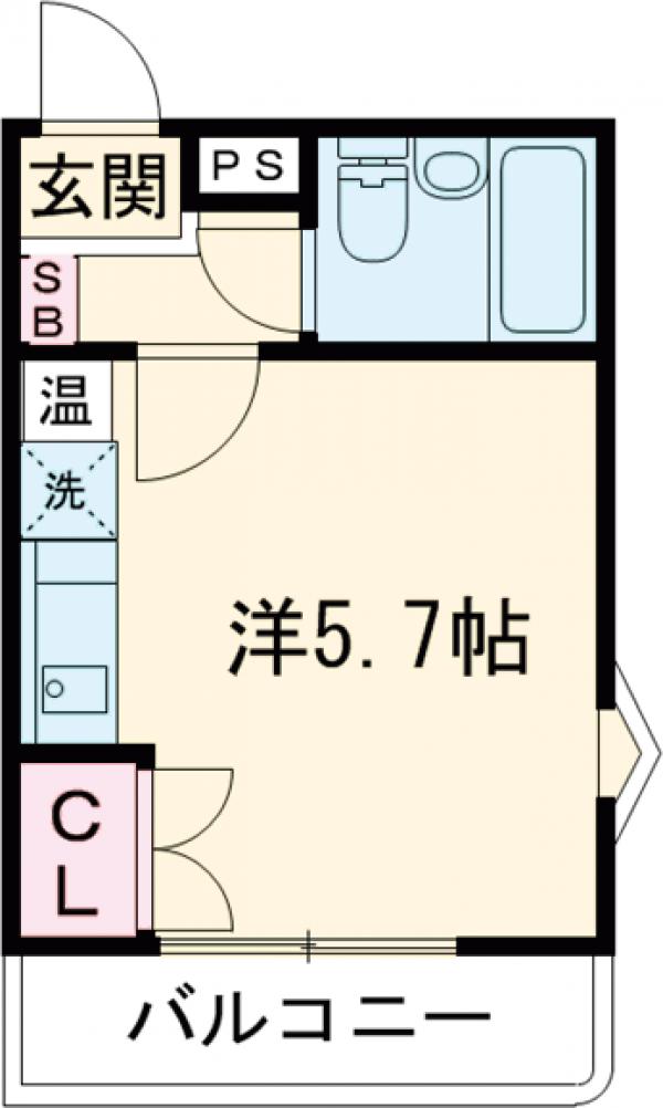 ジュネパレス多摩第1の間取り