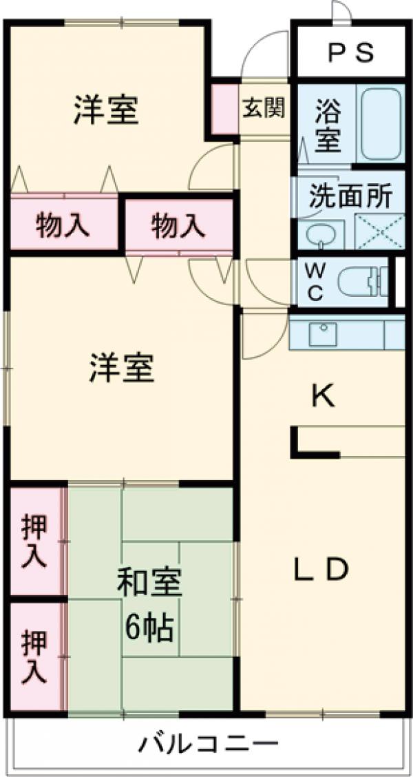 エステートピア南茨木の間取り