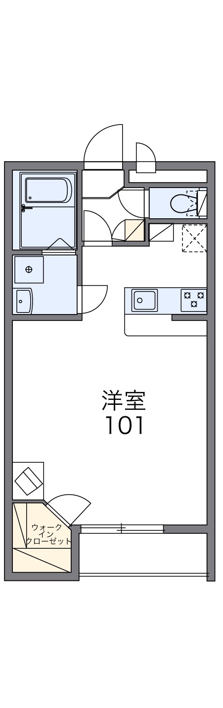 レオパレスマンダリーヌⅡの間取り