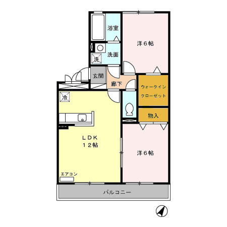 パストラルKー3の間取り