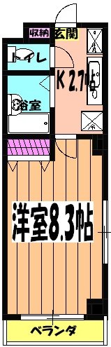 第12中央ビルの間取り