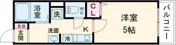 ラフィーヌ雅の間取り