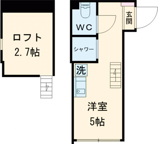 カシミール学芸大前の間取り
