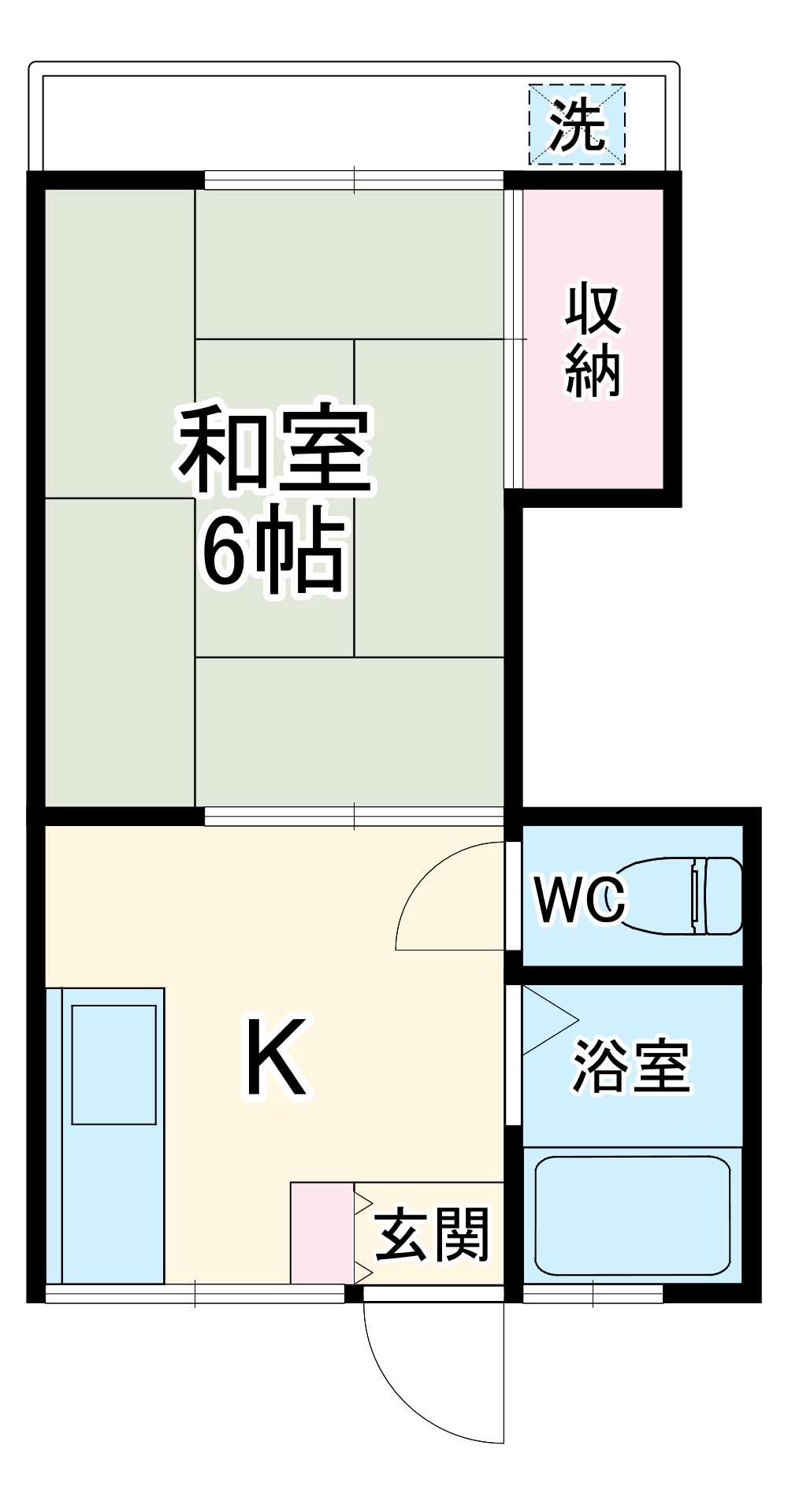 メゾン弥生の間取り