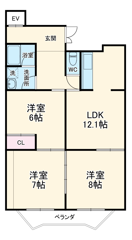 アプリシェイテの間取り