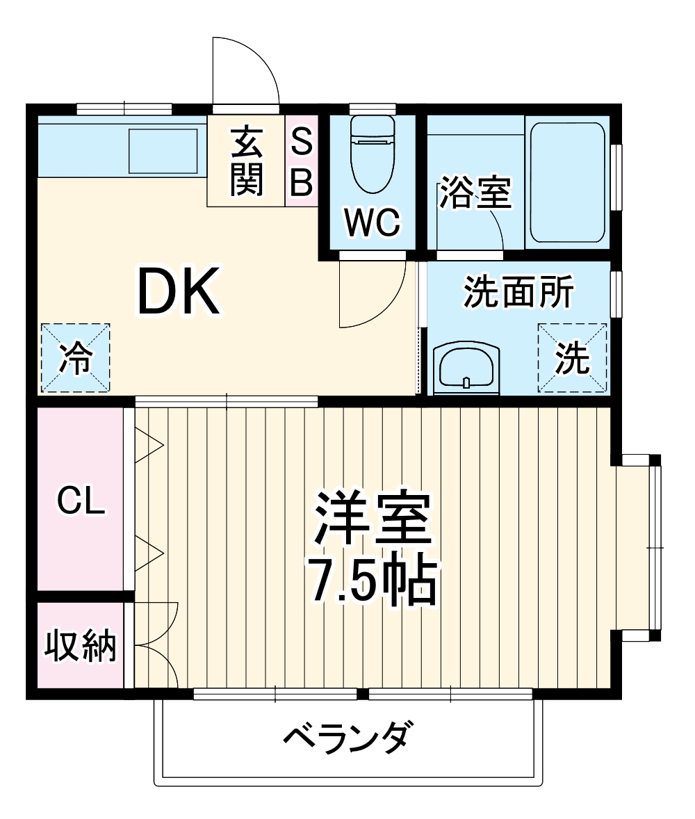 ハイムコトブキの間取り