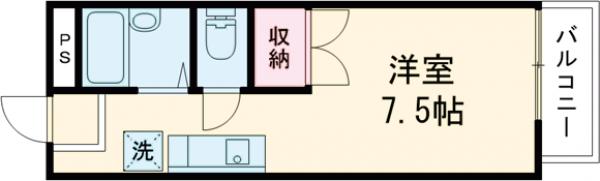 ハイツホシガキの間取り