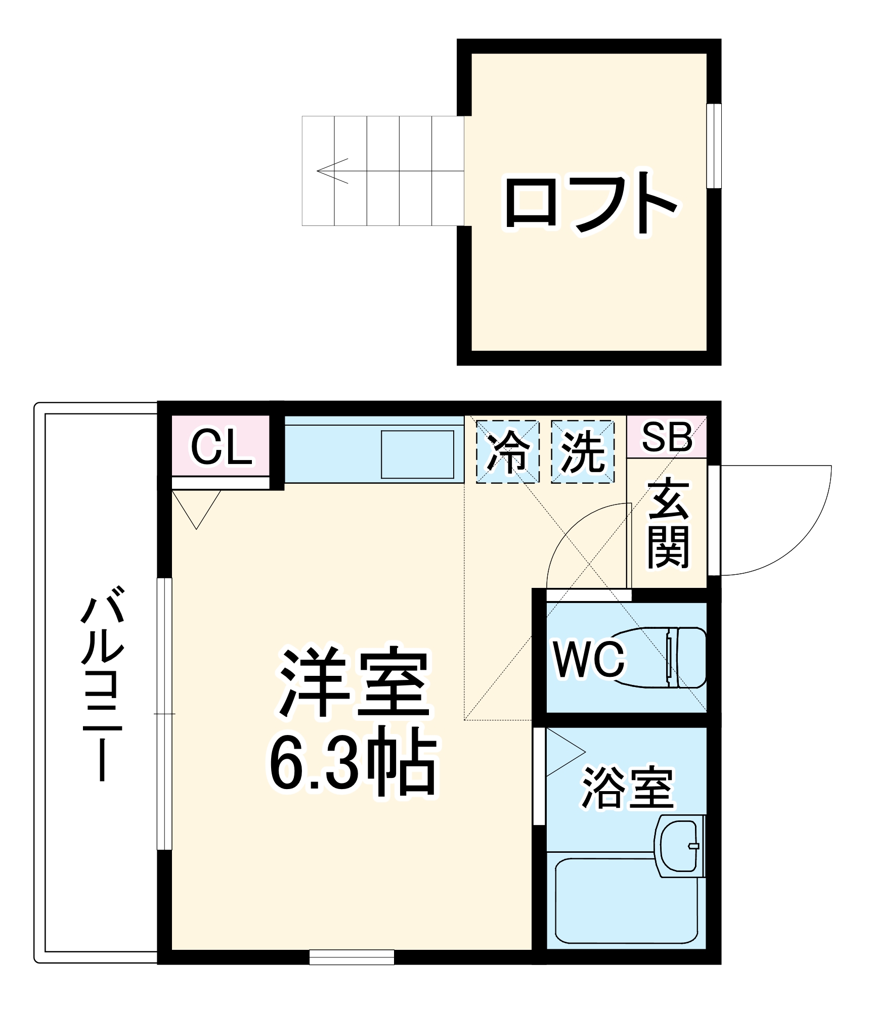 ランドヒルズ横浜の間取り