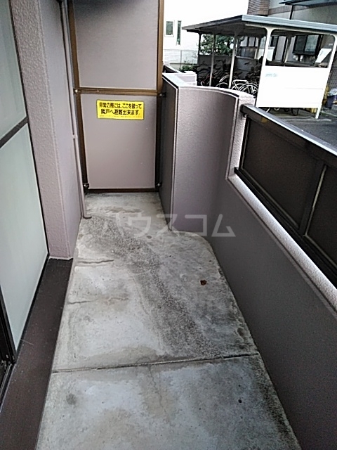 12/24 バルコニー