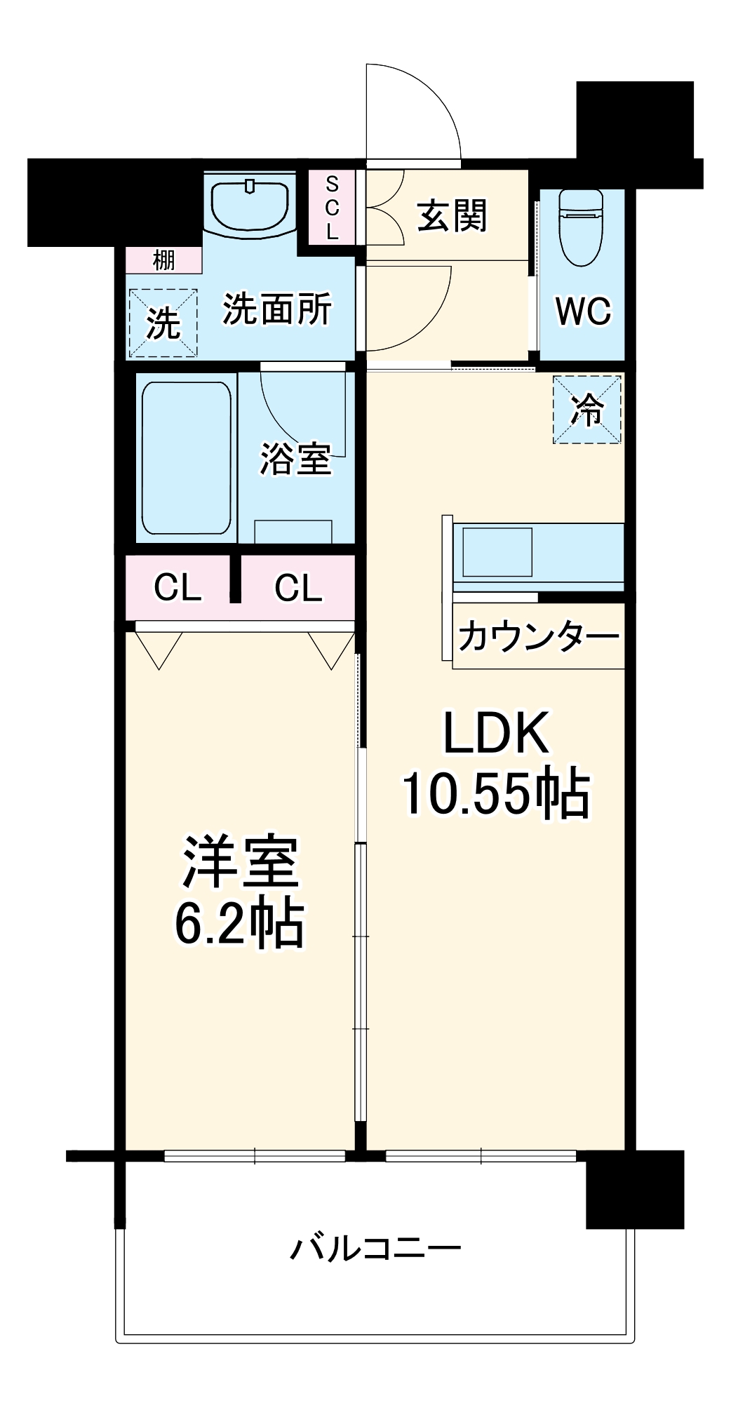 プレジオ豊中の間取り
