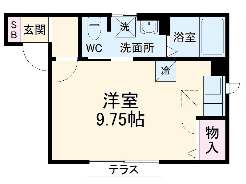 メゾンフルールの間取り