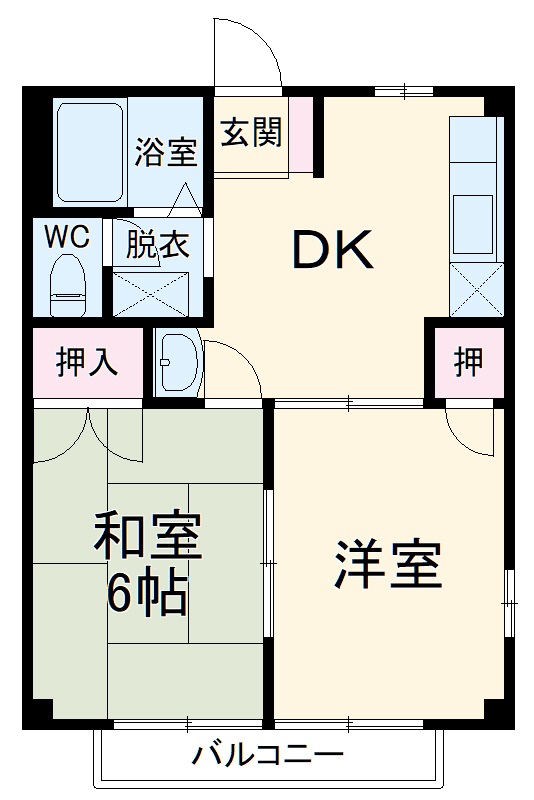 ニューシティ谷川の間取り