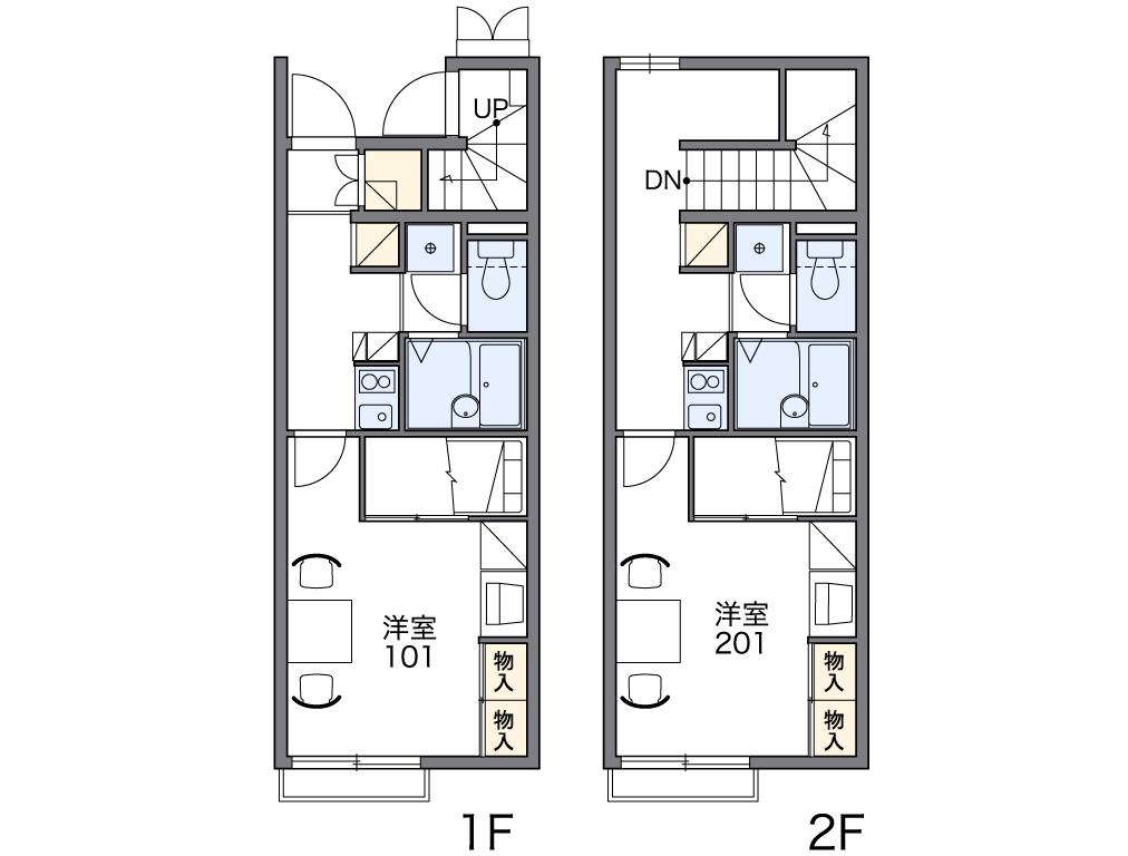 レオパレスかすもりの間取り