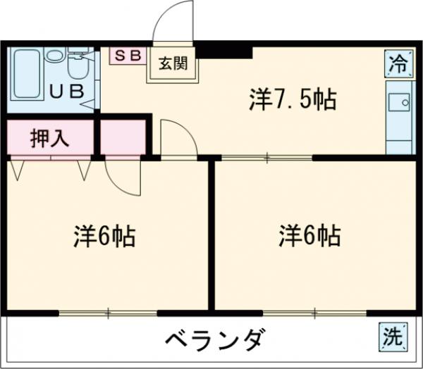 東早ビルの間取り