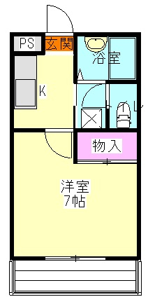 カメリアハイツの間取り
