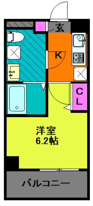クレヴィスタ綾瀬の間取り