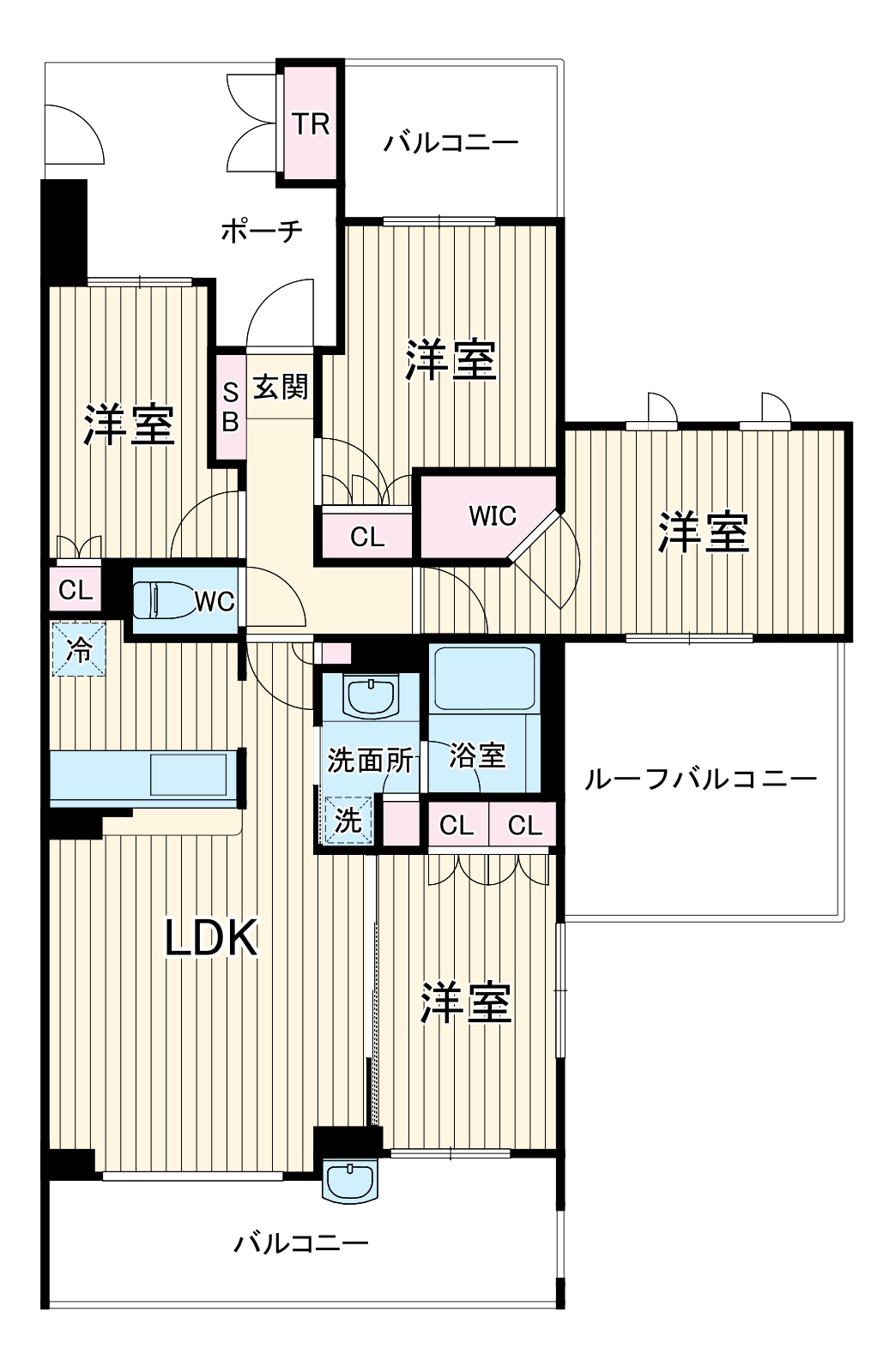 ドレッセ荏田北フォーネの間取り