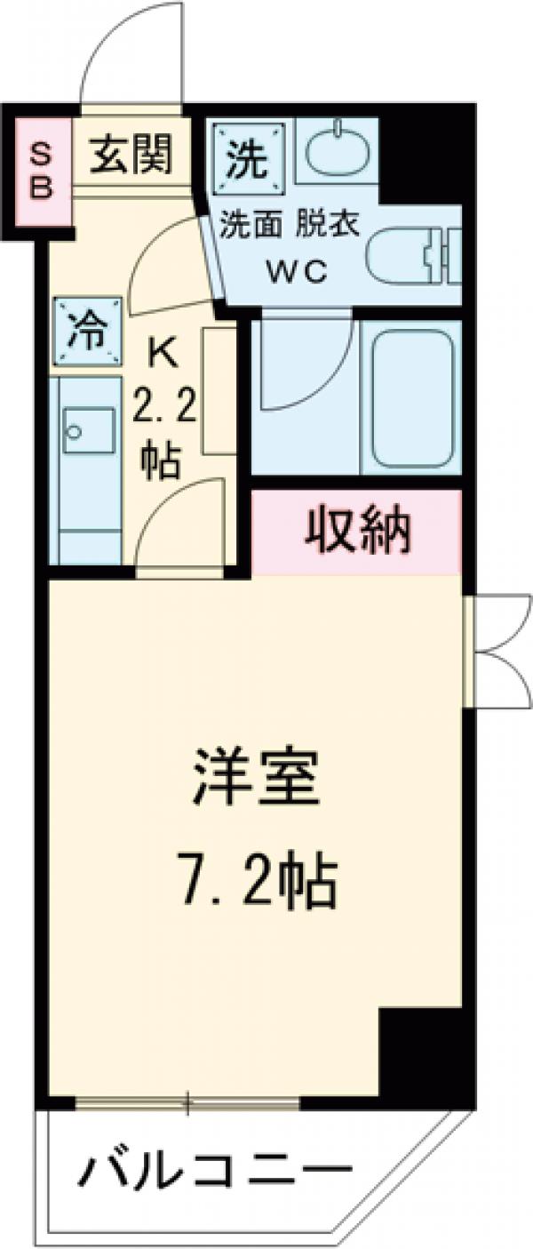 旗の台アパートメントの間取り