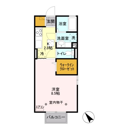 ラフィーネの間取り