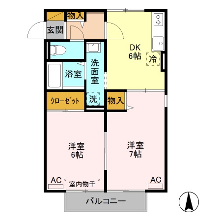 メゾン・ド・カメリアの間取り