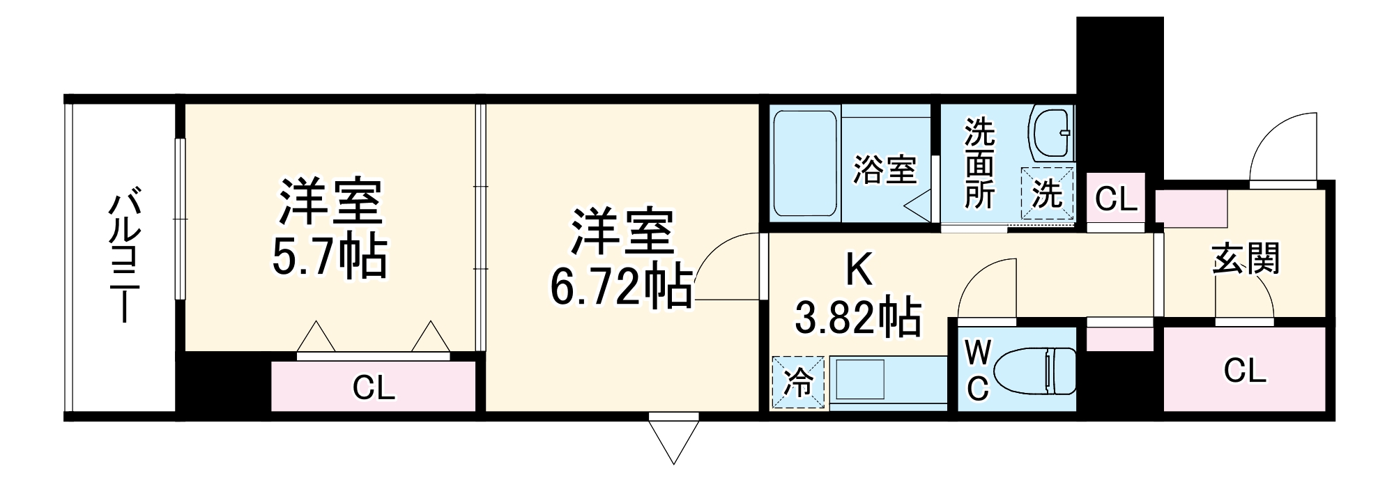 ラフィネの間取り