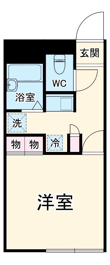 レオパレスTYヒルズの間取り