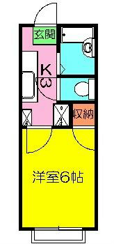 石井ハイツⅡの間取り